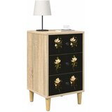  Noćni ormar BREMEN Hrast sonoma 36 x 33 x 60 cm - Magnolijski uzorak 1 | shoptok.hr