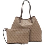 Guess Nakupovalna torba 'VICTTORIA' čokolada / mokka | Shoptok.si