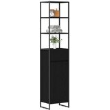  Kupaonski ormar Crni hrast 40 x 30 x 180 cm Konstruirano drvo | shoptok.hr