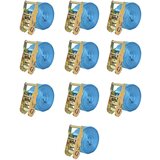 vidaXL Tovorni vezni trak 10 kosov 2 toni 6mx38mm modre barve cene