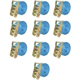 Trake za Vezanje Tereta 10 kom 2 Tone 6mx38mm Plave