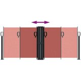  Uvlačiva bočna tenda 100 x 600 cm terakota | shoptok.hr