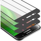 Cadorabo 3x Celozaslonska zaščitna folija, združljiva z Samsung Galaxy S6 - Zaščitna folija v transparentno s čarno - 3-pack Kaljeno steklo za zaščito zaslona s trdoto 9H in 3D dotikom, (20548135) Cene