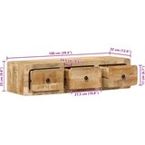  Zidni TV ormarić 100x32x25 cm puno drvo grubo mango | Eponuda.com