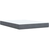 vidaXL Krevet s oprugama i madracem tamnosivi 140x200 cm baršunasti | shoptok.hr