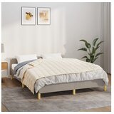 vidaXL Teška deka svijetla krem 138x200 cm 10 kg od tkanine Cijene