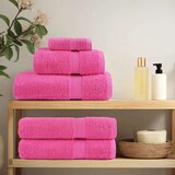  Ručnici za saunu SOLUND 10 kom ružičasti 80x200cm 600 gsm | shoptok.hr