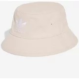 Adidas Bombažni klobuk Adicolor Trefoil Bucket Hat roza barva