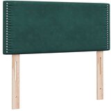 Box spring postelja z vzmetnico temno zelena 80x220 cm žamet, (21792685) | Shoptok.si