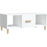  Stolić za kavu bijeli 102 x 50 x 40 cm od konstruiranog drva | shoptok.hr