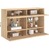  Zidni TV ormarić s LED svjetlima boja hrasta 98,5x30x60,5 cm | shoptok.hr