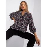 ZULUNA Blouse-CHA-BZ-3303-1.34-black-pink | Shoptok.si