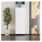 Hanah home Ormar za cipele 4 Piece Metal White | ePonuda.com