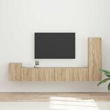  Set TV komoda Zidne 3 pcs Sonoma hrast Konstruirano drvo | shoptok.hr