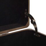  Škatla za shranjevanje trden les jelke 91x52x40 cm rjava | Shoptok.si