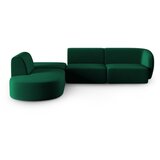 Milo Casa Zelena baršunasti kutna garnitura (s lijevim kutom/u obliku slova L) Paolo – | shoptok.hr
