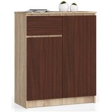 AKORD KOMODA K80 2D 1SZ CLP DĄB SONOMA / WENGE, (21702889) Cene