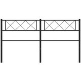  Metalno uzglavlje crno 120 cm | shoptok.hr