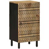 vidaXL Komoda 40x33,5x75 cm trden robusten mangov les in kovina | Shoptok.si
