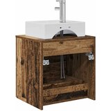  Umivaonik s policom Staro drvo 49,5 x 41 x 62,5 cm | shoptok.hr