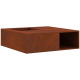  Kamin Smeđa 100 x 100 x 30 cm Čelik otporan na vremenske uvjete | shoptok.hr