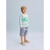 Reserved Pamučna majica dugih rukava - bljedoplavo | shoptok.hr