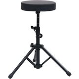  Set stalka za klavijature s dvostrukim nosačem i stolcem crni | shoptok.hr