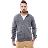 Glano Men's Zipper Sweatshirt - dark gray Cene