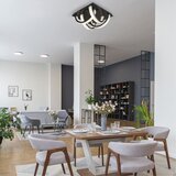 Zuma line MX3274-4-3BCT - led stropno svetlo tula LED/23,5W/230V crna | Eponuda.com
