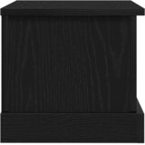  Kutija za spremanje s pohranom Crni hrast 50 x 30 x 28 cm | Eponuda.com