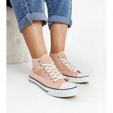 Gemre Light Pink High-Top Sneakers Eliska | Shoptok.si