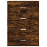 Komoda boja dimljenog hrasta 60x31x84 cm konstruirano drvo | Eponuda.com