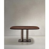Kave Home Blagovaonski stol u dekoru oraha 121x121 cm Melvar – | shoptok.hr