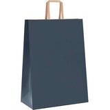  Papirnate vrećice 250 kom s ručkama plave 32x17x44 cm | shoptok.hr