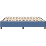 Box Spring Postelja Modra 200x200 cm Iz žametne tkanine, (22052299) | Shoptok.si