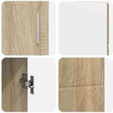  Kreveta Sonoma hrast 88 5 x 30 5 x 55 5 cm Konstruirano drvo | shoptok.hr