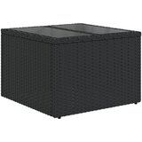 vidaXL 8-delni vrtni sofa set s jastučićima crni poli ratan, sofa za dva s skladištem i jastučićima crni poli ratan Cijene