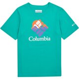 Columbia Majice s kratkimi rokavi Valley Creek Short Sleeve Graphic Shirt Modra Cene