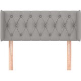  Uzglavlje s ušima svjetlosivo 103x16x78/88 cm od tkanine | Eponuda.com