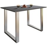 MID.YOU Jedilna Miza Xona, Antracit, Črna, 80x50cm Cene