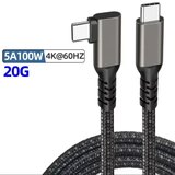 Kettz KT-USBC070 USB-C 3.2 Kabl ugaoni 4k 60Hz 100W 2m | Eponuda.com