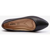 EVENTO PE1 Women's Black Eco Leather Ballerina Flats Tindomiel | shoptok.hr