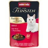  Varčno pakiranje animonda Vom Feinsten Adult 36 x 85 g - Govedina & puranji file | shoptok.hr