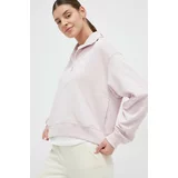 New Balance Pamučna dukserica za žene, boja: ružičasta, glatka, WT31501SOI-SOI