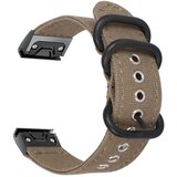 INF 20 mm Garmin Fenix platneni pašček za uro s hitrim sproščanjem za Fenix 7/6/5 Green, (22075730) | Shoptok.si