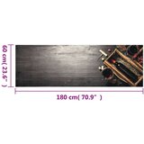  Tepih perivi s uzorkom boce vina 60x180 cm baršunasti | shoptok.hr