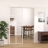  Klizna vrata od stakla ESG i aluminija 76 x 205 cm bijela | Eponuda.com