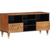 vidaXL TV omarica 100x33x46 cm trden mangov les Cene