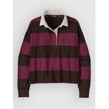 Patagonia Rugby Majica z dolgimi rokavi wide stripe / berry fig Cene