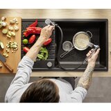 Blanco slavina wega-s ii silgranit look vulkan siva/hrom hd ( 526983 ) | ePonuda.com
